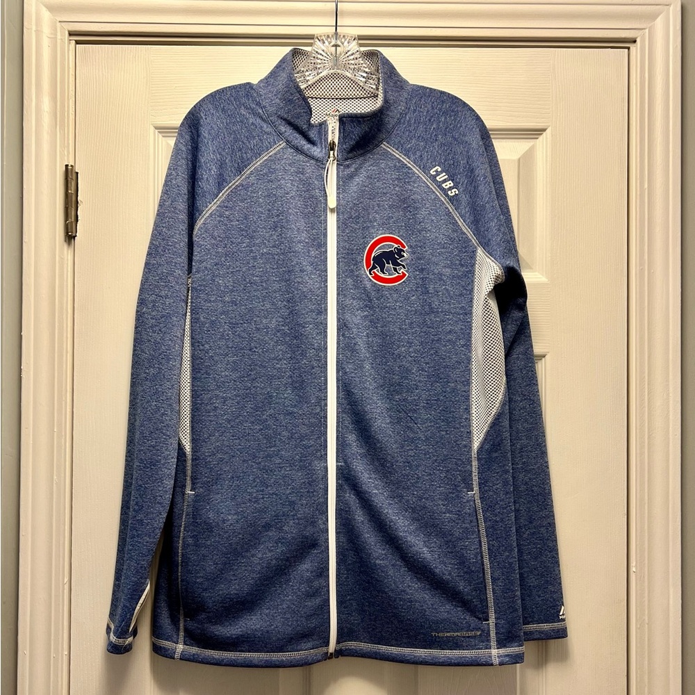 Majestic Cubs Full Zip Up Jacket